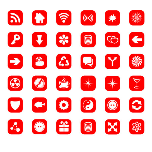 Red Computer Icons Set Free Download 500x500 Red Computer Icons Set Free Download