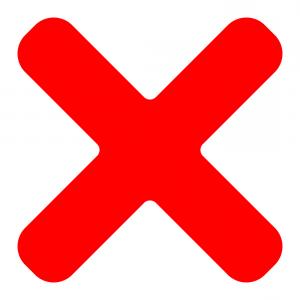 300x300 Photostock Vector Red Cross Symbol Icon As Delete Remove Fail