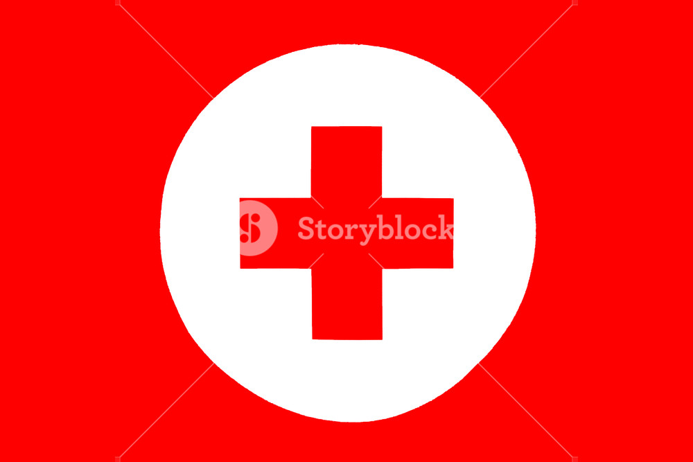 1000x667 Red Cross Icon A Red Cross In A White Circle On A Red Background