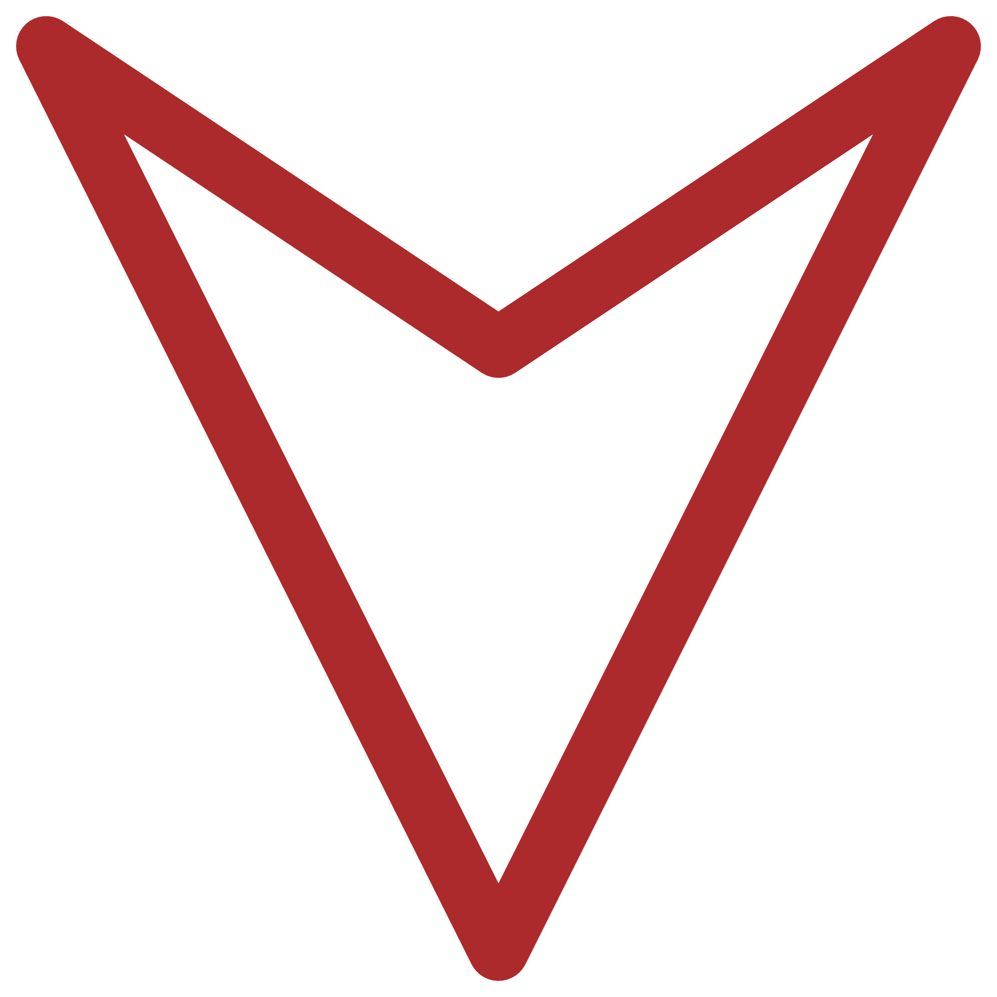 Red Down Arrow Icon