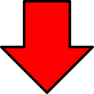 300x300 Red Down Arrow Clip Art