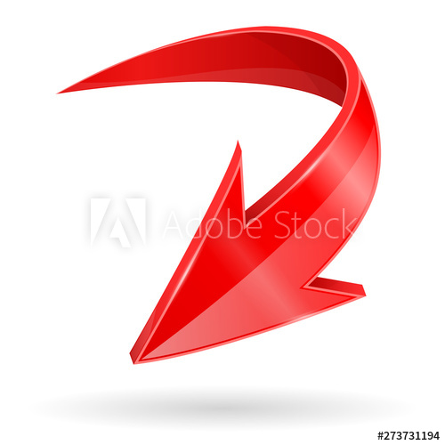 500x500 Red Down Arrow Shiny Web Icon