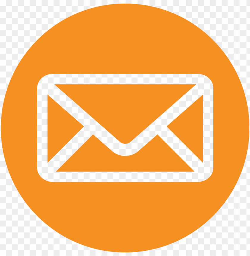 840x859 Orange Transparent Email Icon