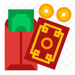 256x256 Red Envelope Icon Of Flat Style
