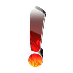 256x256 Red Exclamation Mark Icon, Png Clipart Image