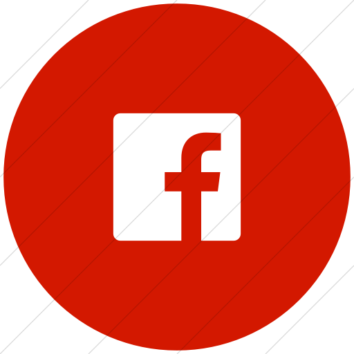 512x512 Iconsetc Flat Circle White On Red Foundation Social Facebook Icon