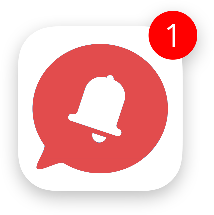870x872 Notification Icon Png