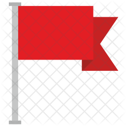 Red Flag Icon Of Flat Style 256x256 Red Flag Icon Of Flat Style