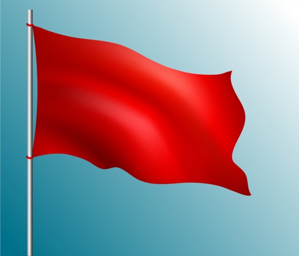 Red Flag Icon Waving Style Blank Ornament Free Vector In Adobe 600x513 Red Flag Icon Waving Style Blank Ornament Free Vector In Adobe