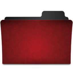 256x256 Red Pattern Icon