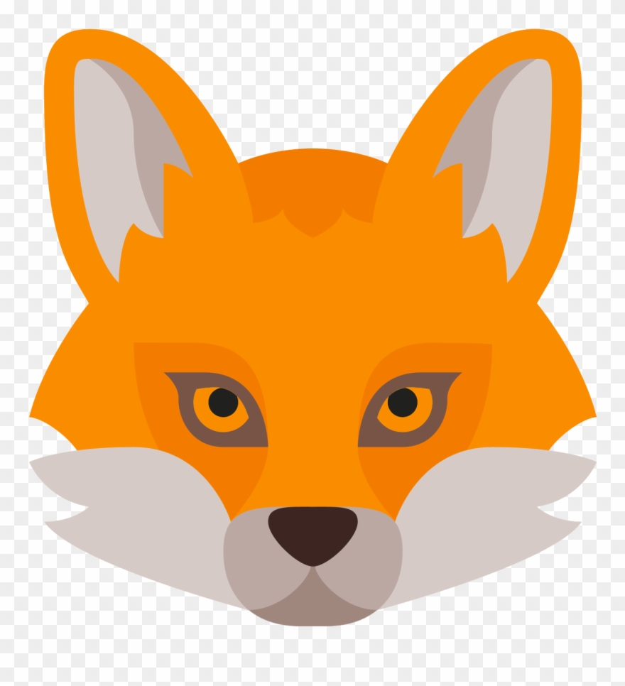 880x966 Fox Icon Clipart