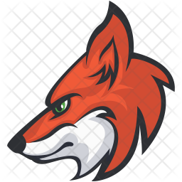 256x256 Fox Icon Of Colored Outline Style