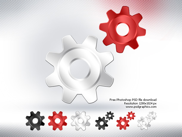 610x458 Gears Icon Psdgraphics
