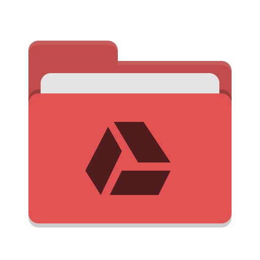 512x512 Folder Red Google Drive Icon Papirus Places Iconset Papirus