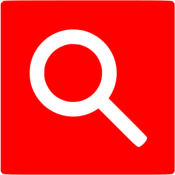 256x256 Red Google Web Search Icon