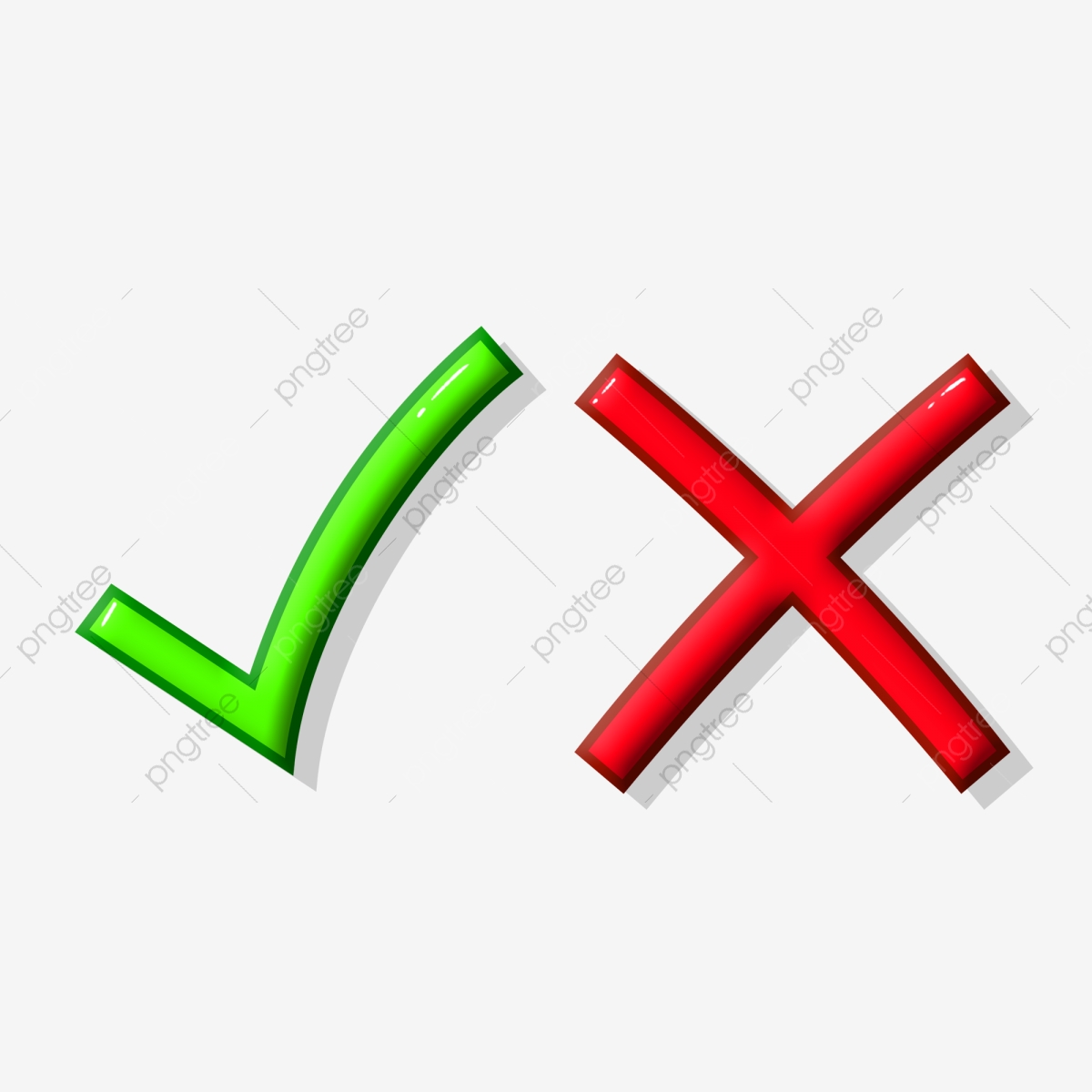 1200x1200 Green Hook Red Cross Icon Png Transparent Layer Material, Green