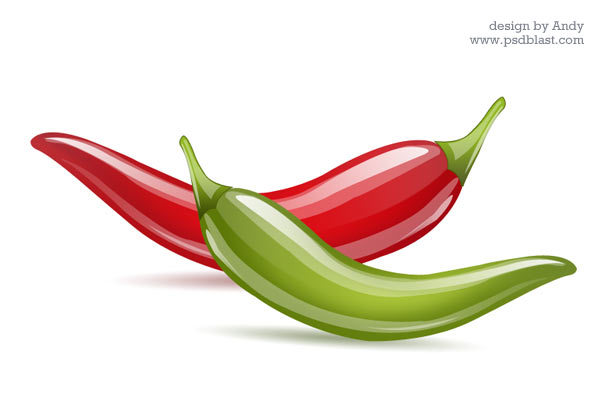 600x400 Hot Red Green Chili Icon Psdblast