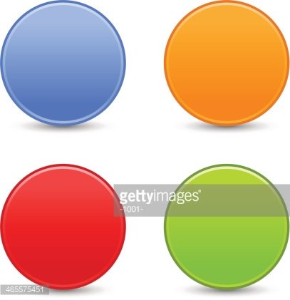 407x421 Circle Empty Icon Blank Blue Orange Red Green Web Button Premium