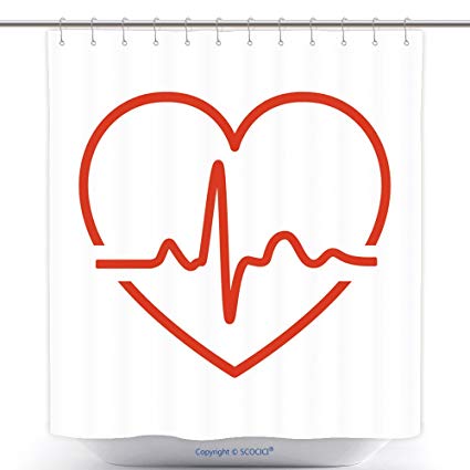 425x425 Vanfan Cool Shower Curtains Red Heart Icon Sign