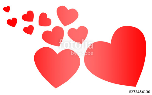 500x313 Red Heart Icon Love Symbol Set Stock Photo And Royalty Free