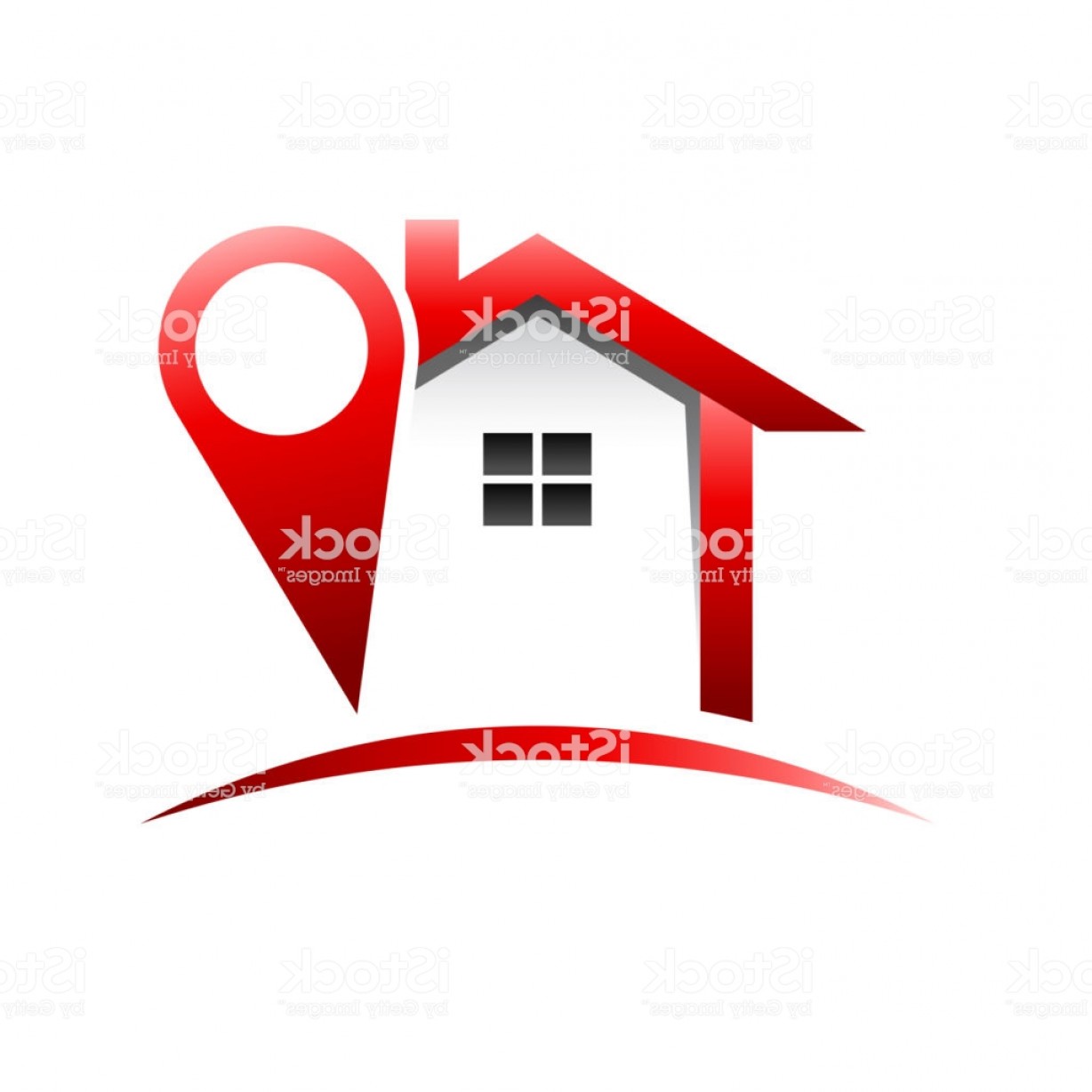 Red House Location Vector Icon Illustration Gm Geekchicpro 1228x1228 Red House Location Vector Icon Illustration Gm Geekchicpro
