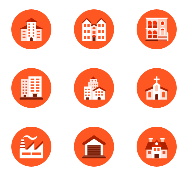 Red House Icons 600x564 Red House Icons