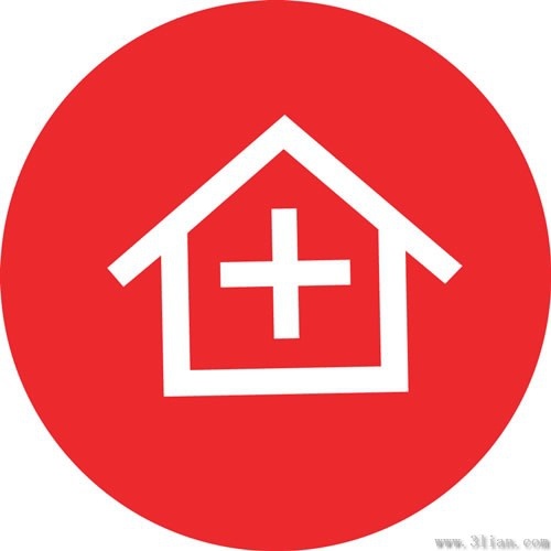 Red House Icon Vector Free Vector In Adobe Illustrator 500x500 Red House Icon Vector Free Vector In Adobe Illustrator