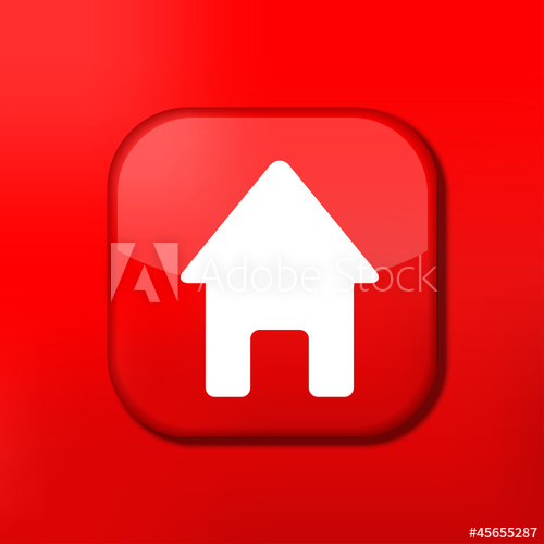 Vector Red House Icon Easy To Edit 500x500 Vector Red House Icon Easy To Edit
