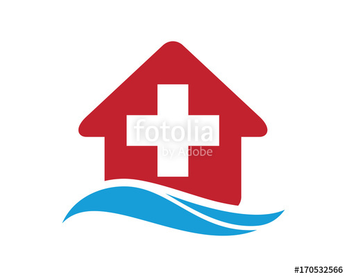 Red House Healthcare Medical Pharmacy Icon Image Vector Stock 500x400 Red House Healthcare Medical Pharmacy Icon Image Vector Stock