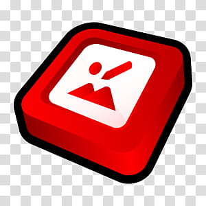 300x300 D Cartoon Icons Ii, Microsoft Office Manager, Red And White No