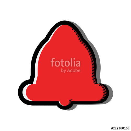 500x500 Bell Icon, Notifications With Shadow Red Icon, Symbol Vector