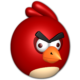 256x256 Bird Red Icon