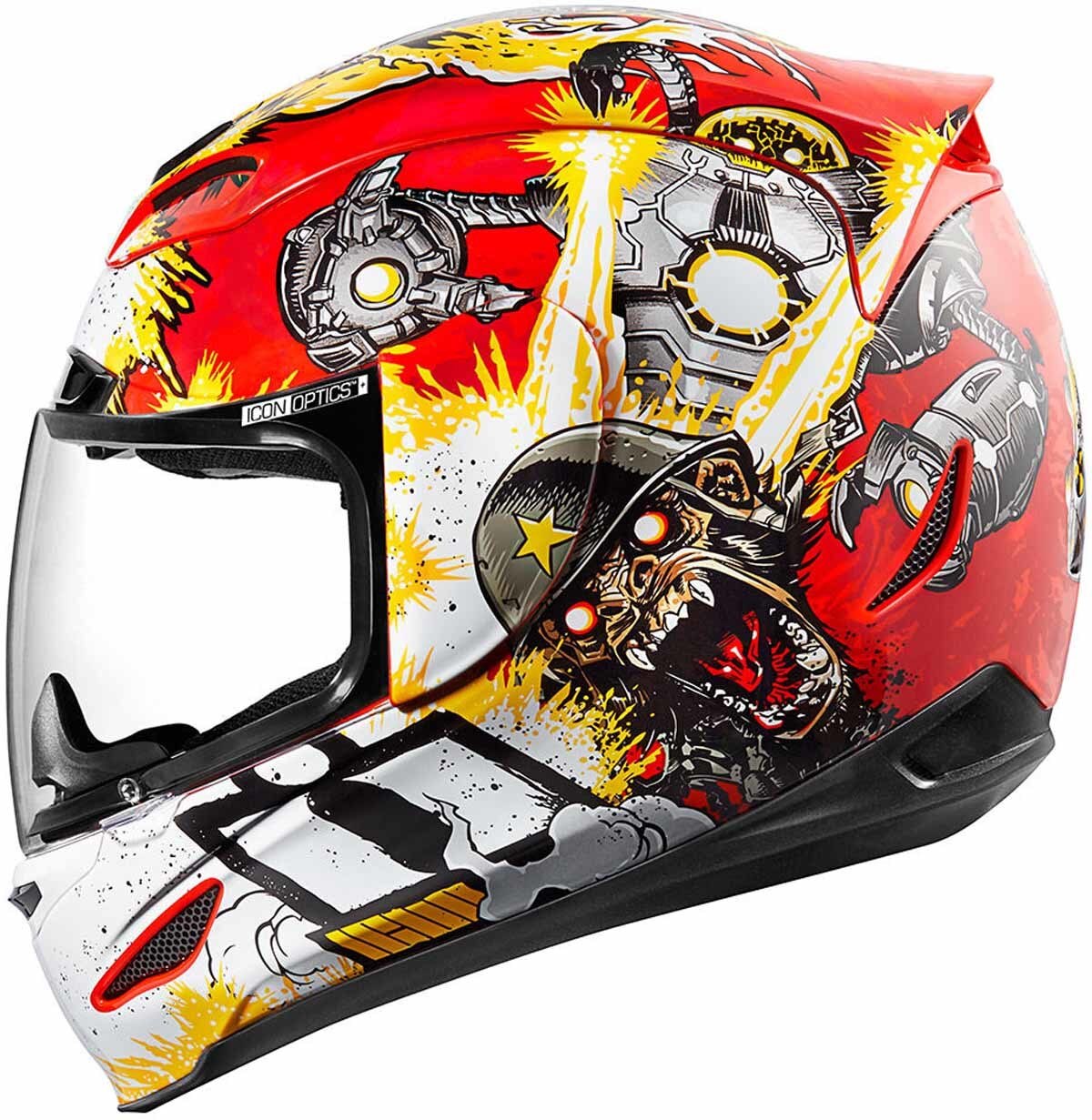 1200x1231 Icon Airmada Monkey Business Helmet Red