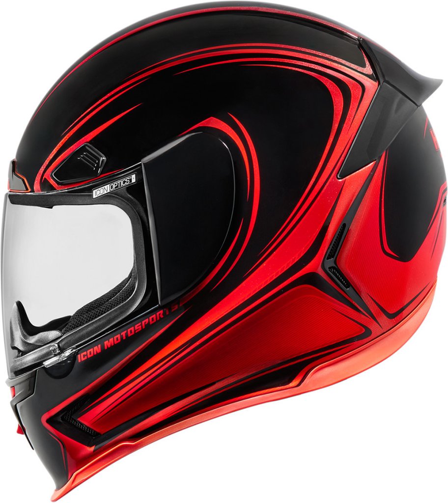 912x1024 Icon Airframe Pro Halo Helmet Red Trackstar Racing