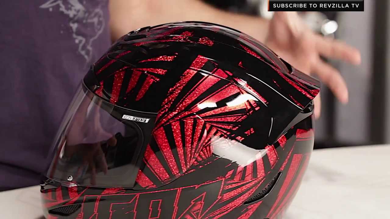1280x720 Icon Airmada Spaztyk Helmet Review