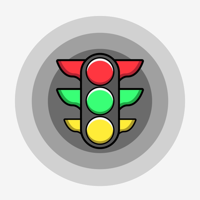 640x640 Traffic Light Icon Vector Material Traffic Light Icon Template