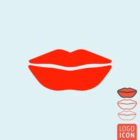 200x200 Red Lips Free Vector Art