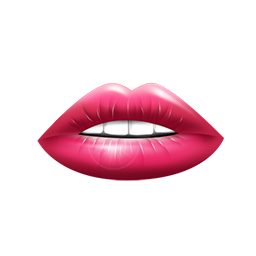 256x256 Red Lips Icon Download Free Cosmetics Icons Iconspedia