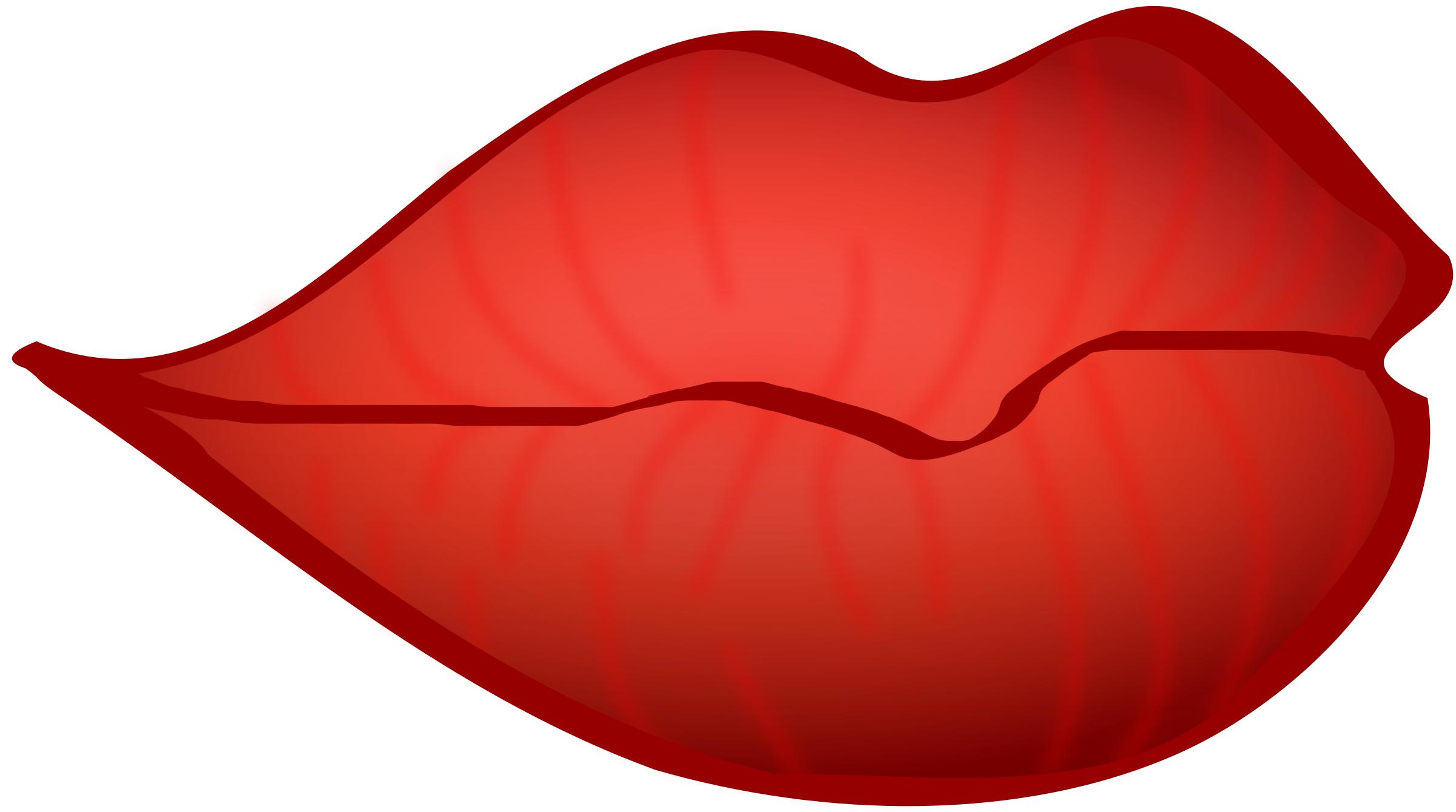 2400x1339 Red Lips Icons Png