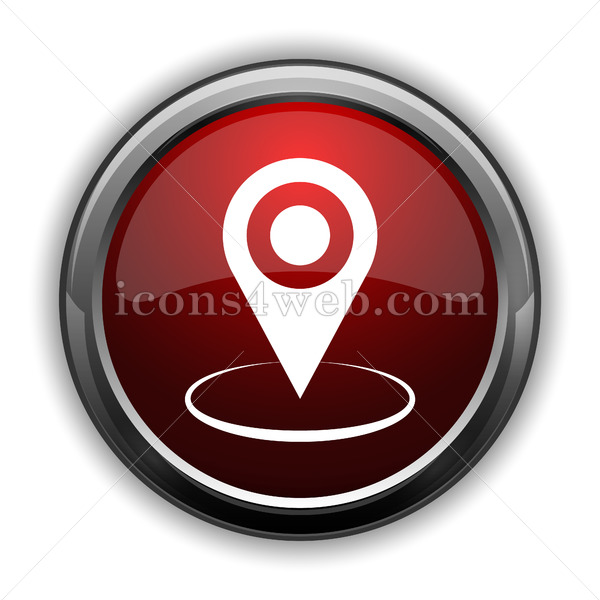 Pin Location Icon Red Glossy Web Icon With Shadow 600x600 Pin Location Icon Red Glossy Web Icon With Shadow