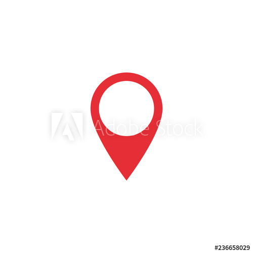 Vector Map Location Icon Map Location Shape Red Location Tag 500x500 Vector Map Location Icon Map Location Shape Red Location Tag
