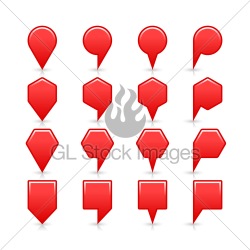 Flat Red Color Map Pin Sign Location Icon Gl Stock Images 500x500 Flat Red Color Map Pin Sign Location Icon Gl Stock Images