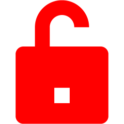 256x256 Red Lock Icon