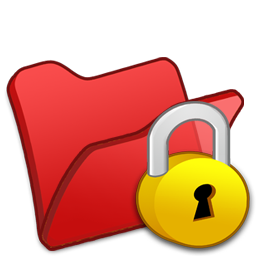 256x256 Folder Red Locked Icon Refresh Cl Iconset