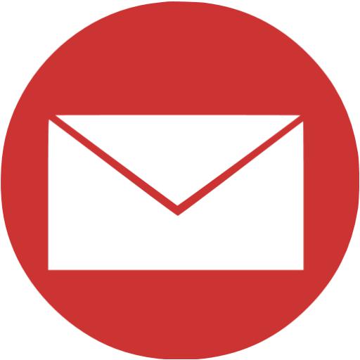 512x512 Red Email Icon Images