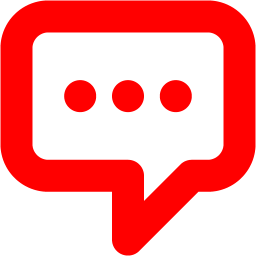 256x256 Red Message Icon