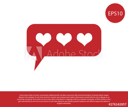 500x417 Red Like And Heart Icon Isolated On White Background Counter
