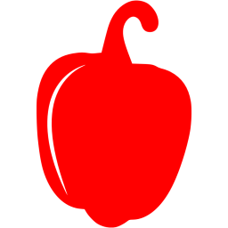 256x256 Red Sweet Pepper Icon