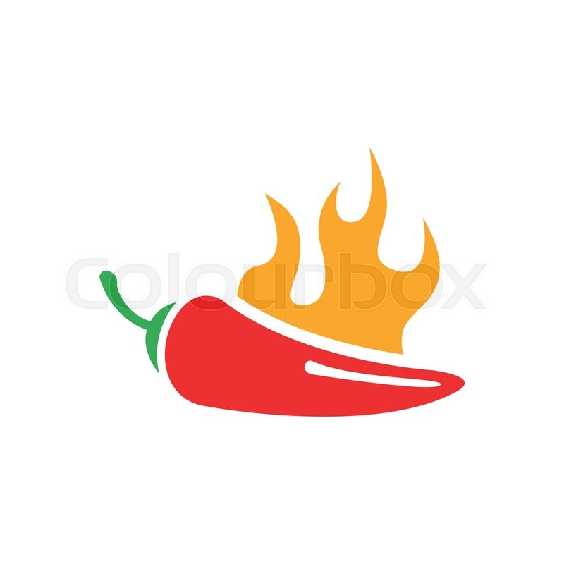 800x800 Vector Red Chilli Pepper Icon And Stock Vector Colourbox
