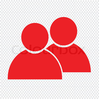 320x320 Person Icon Red